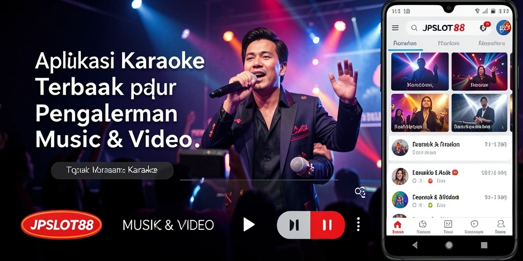 Tampilan antarmuka JPSLOT88 yang menarik dan mudah digunakan untuk Karaoke.