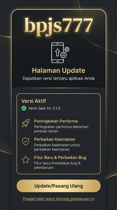 Riwayat Versi Aplikasi bpjs777 untuk Pengguna Android